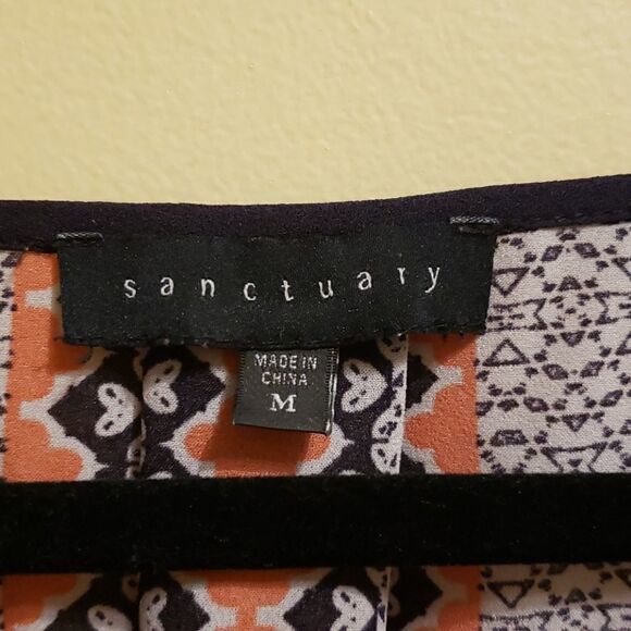 𝅺SANCTUARY long sleeved blouse. Medium - Picture 6 of 7